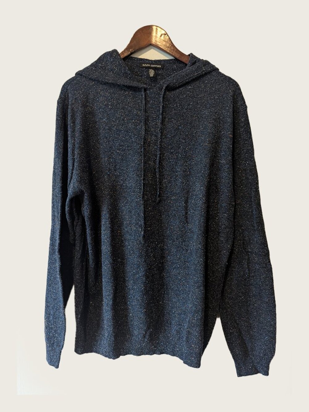 AUTUMN CASHMERE - Unisex cotton silk blend hoodie - Sz XL